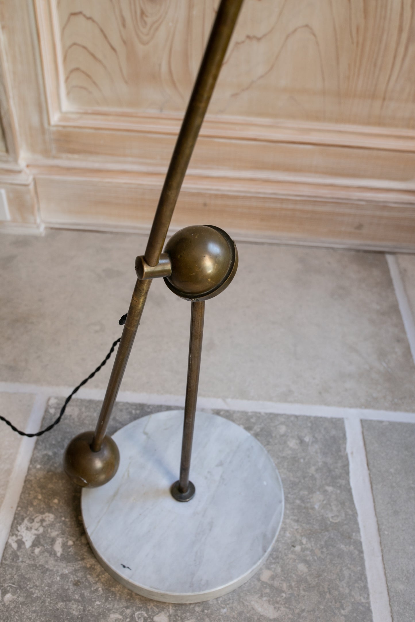 French Modernist Counterbalance Floor Lamp