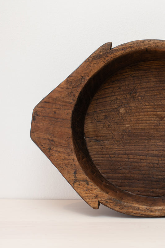 Wooden Indian Parat Bowl