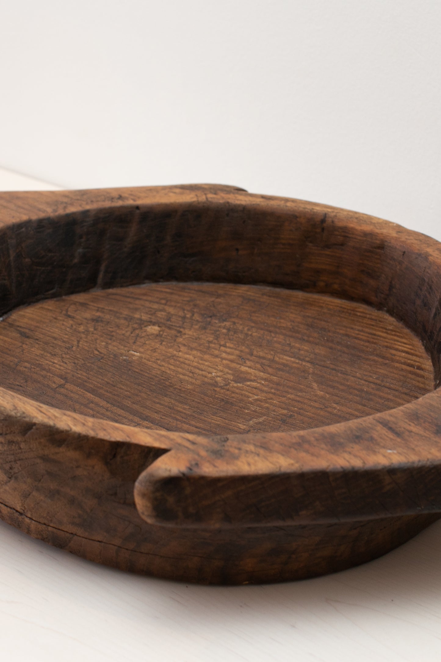 Wooden Indian Parat Bowl