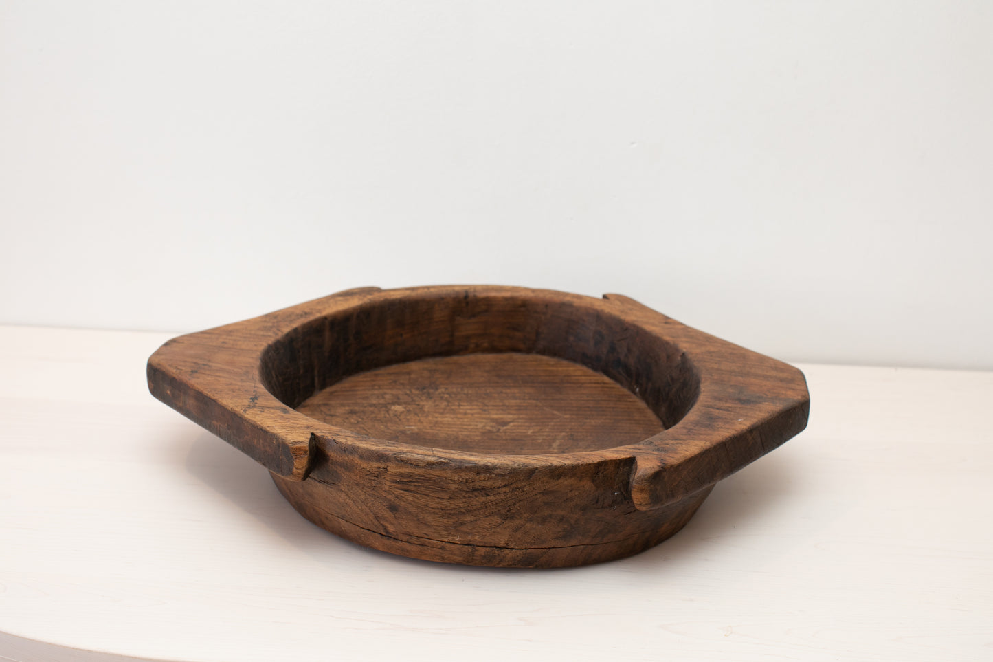 Wooden Indian Parat Bowl