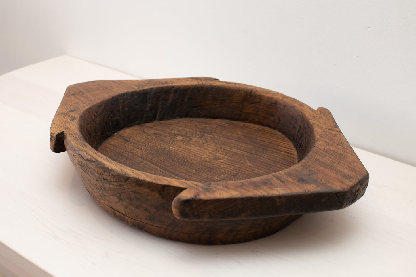 Wooden Indian Parat Bowl