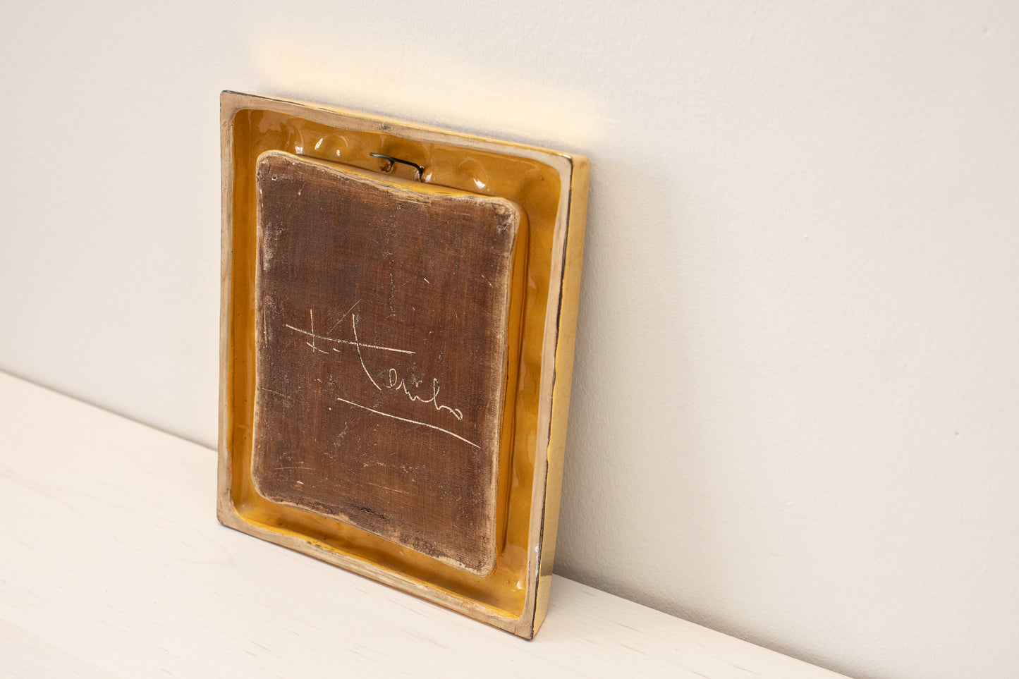 Gold, Red & Black Francois Lembo Jeweled Mirror