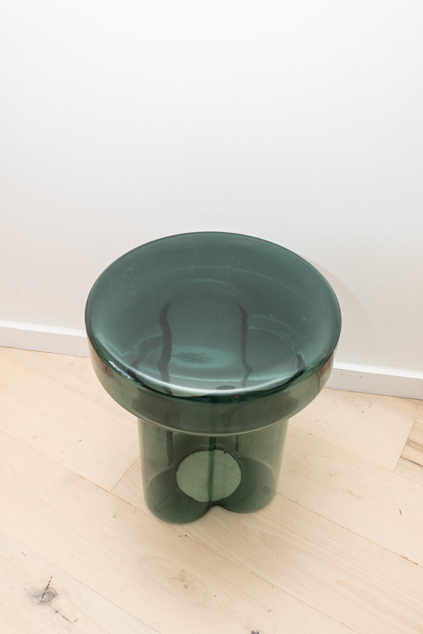 Miniforms Green Glass Soda Side Table