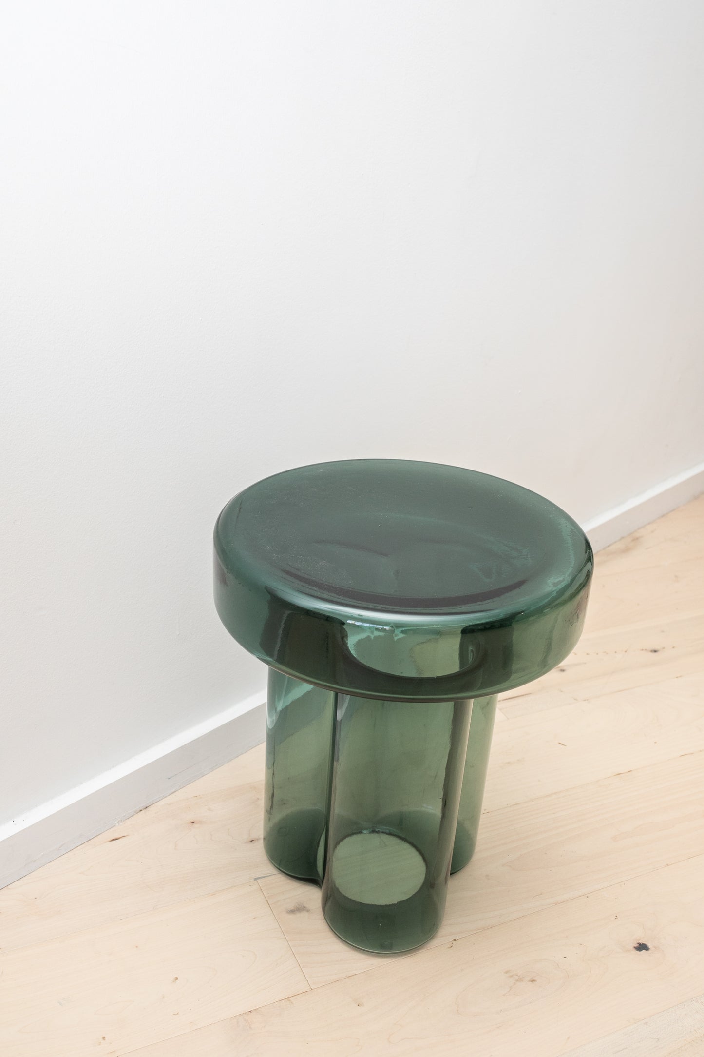 Miniforms Green Glass Soda Side Table