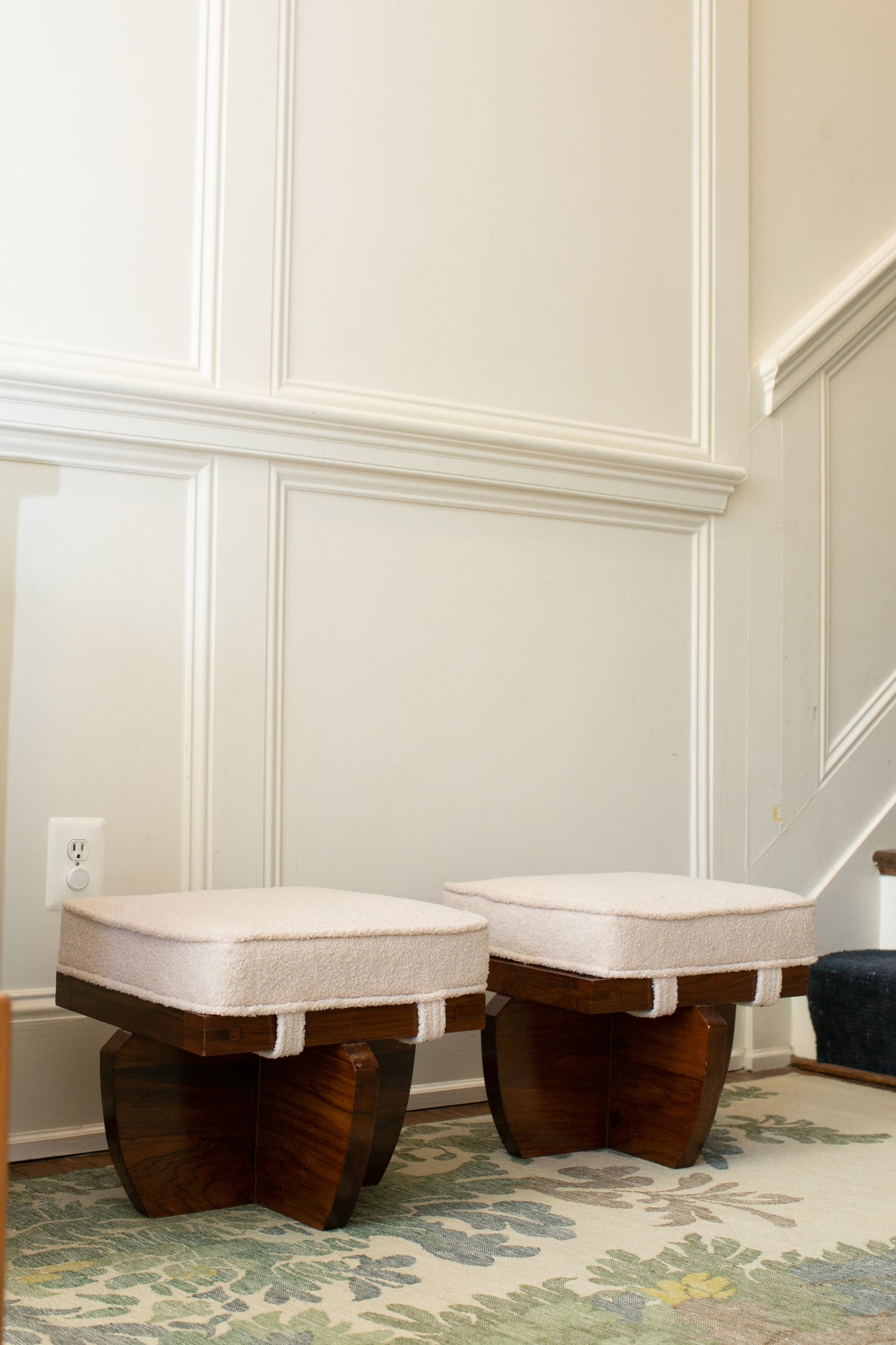 Walnut Stool in the Manner of George Nakashima