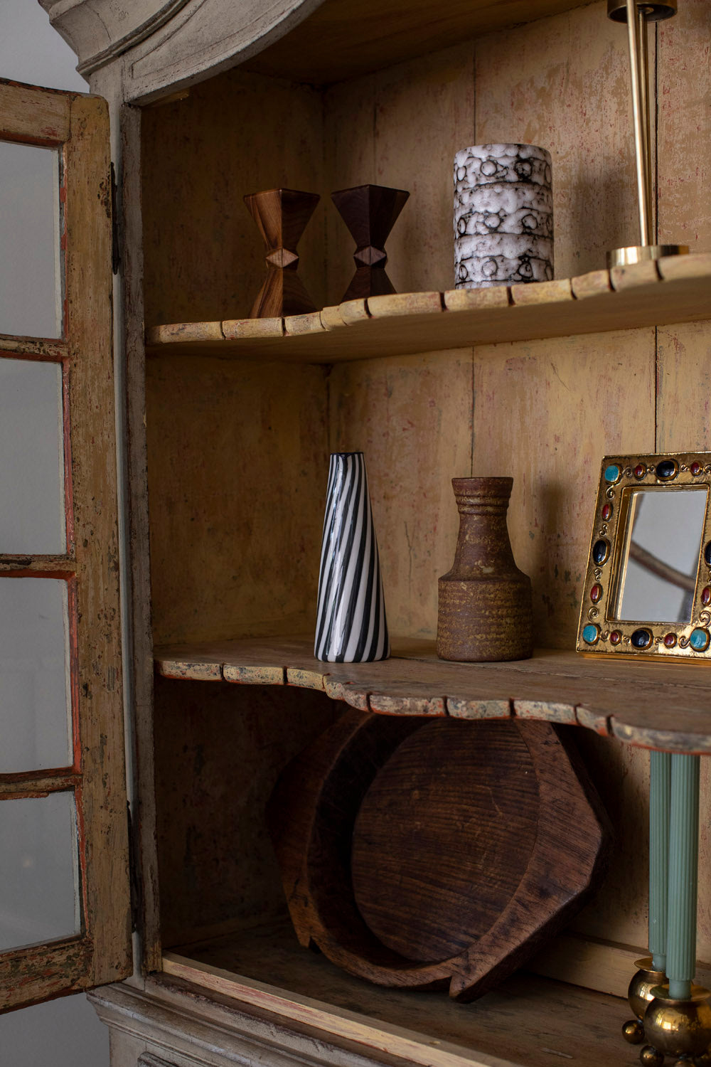 Wooden Indian Parat Bowl