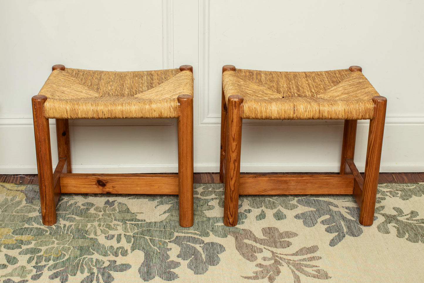 MCM Rush Stools in the Manner of Charlotte Perriand