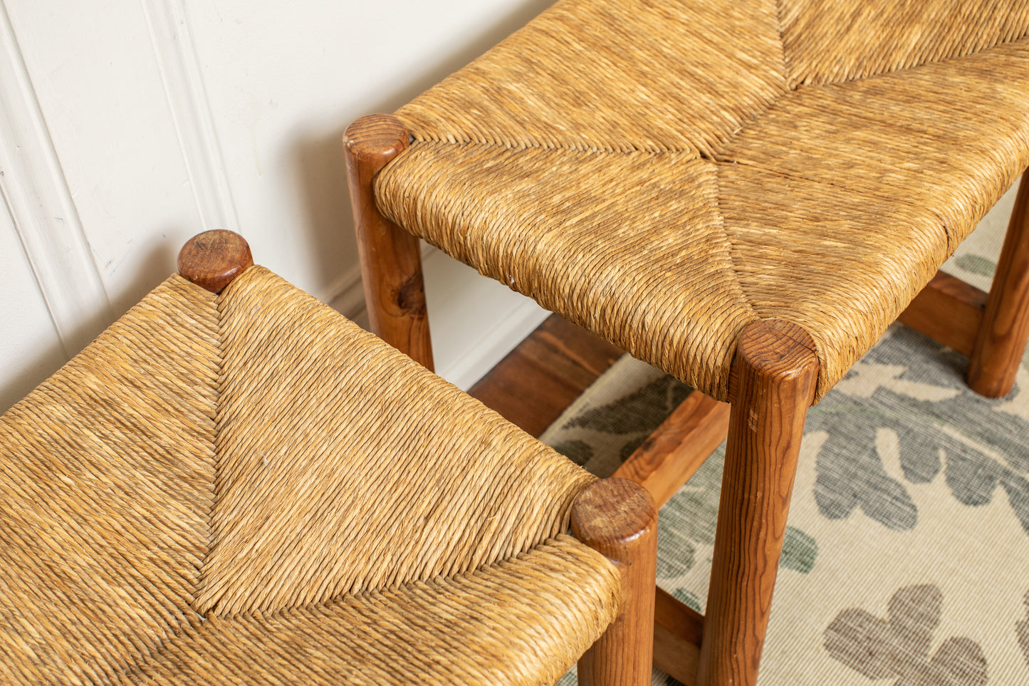 MCM Rush Stools in the Manner of Charlotte Perriand