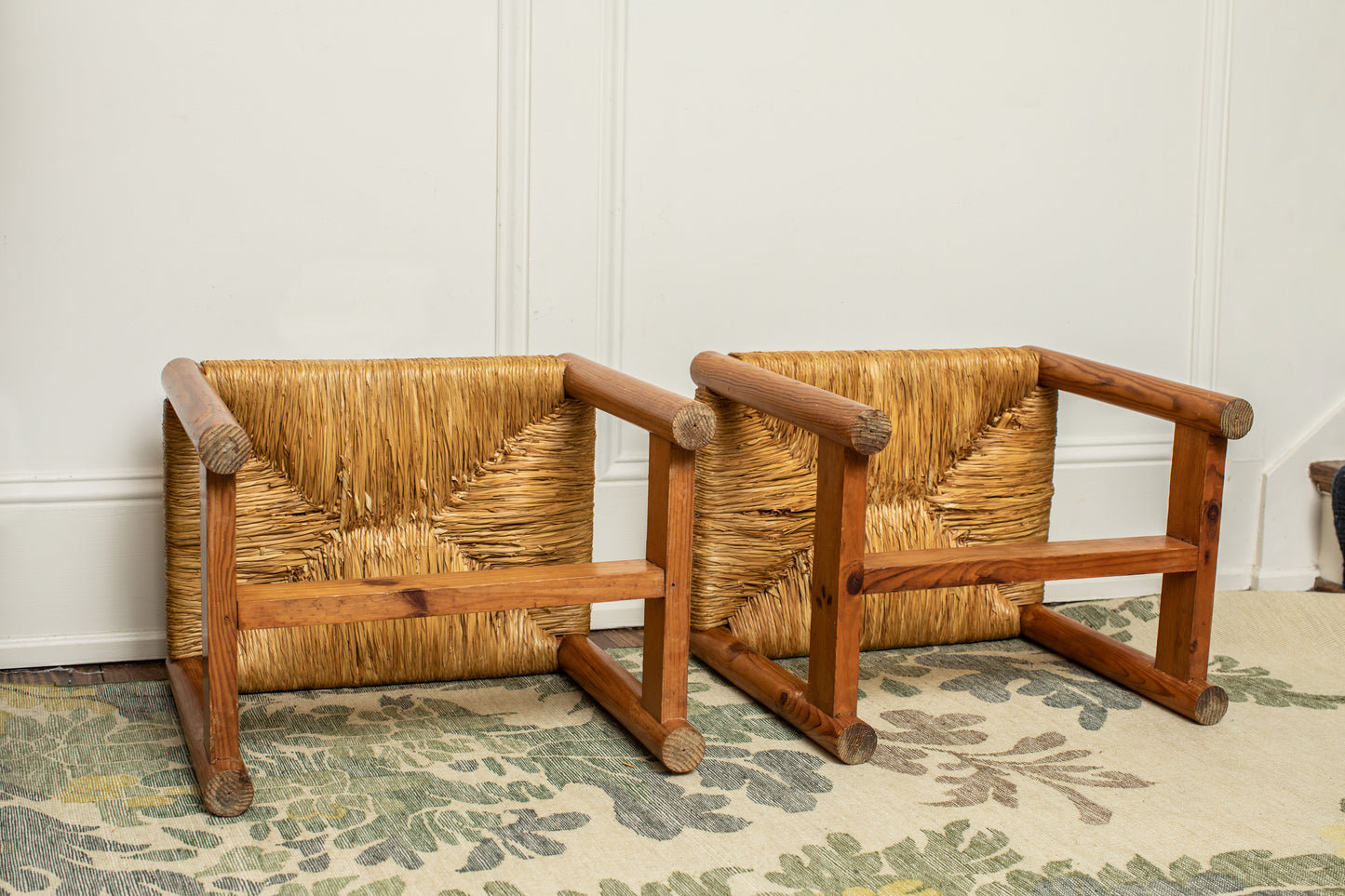 MCM Rush Stools in the Manner of Charlotte Perriand