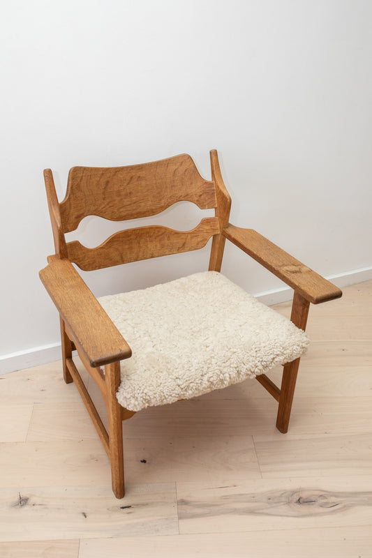 Henning Kjaernulf Oak Lounge Chair