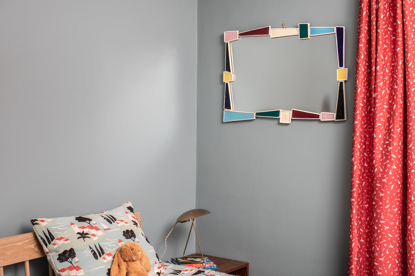 Cubism Colorblock Mirror