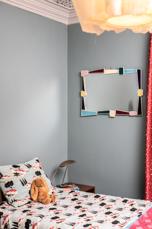 Cubism Colorblock Mirror