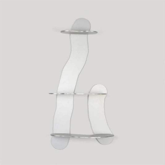 Hard Round Aluminum Wall Shelf by Soft Baroque