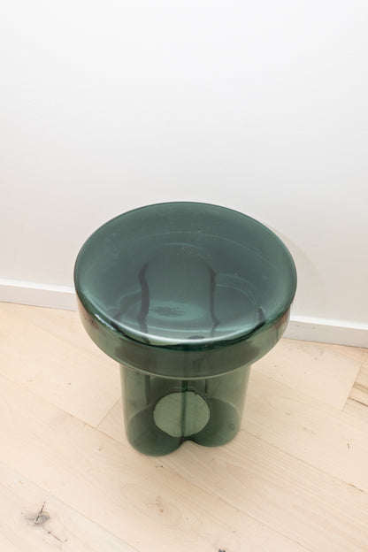 Miniforms Green Glass Soda Side Table