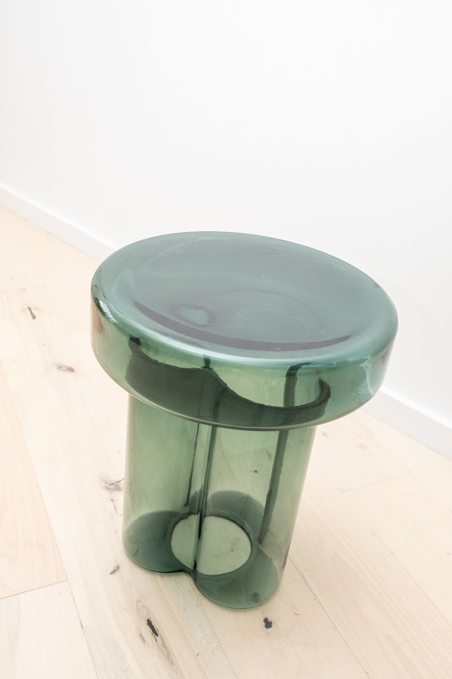 Miniforms Green Glass Soda Side Table