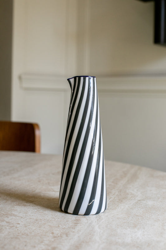 Handmade Striped Laurence Brabant Carafe