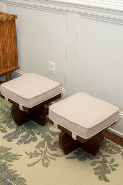 Walnut Stool in the Manner of George Nakashima