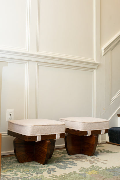 Walnut Stool in the Manner of George Nakashima