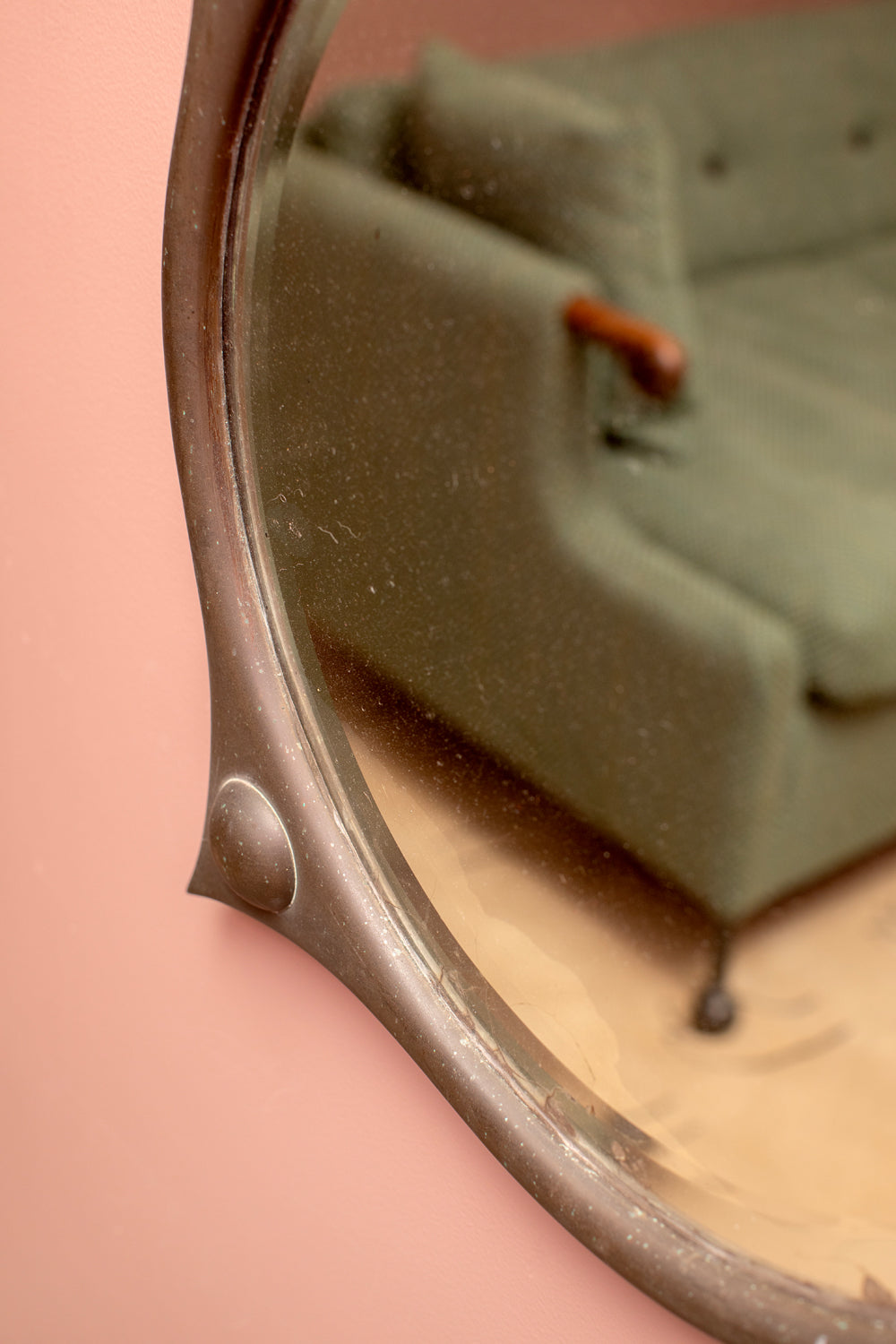 Circular Burst Hanging Mirror