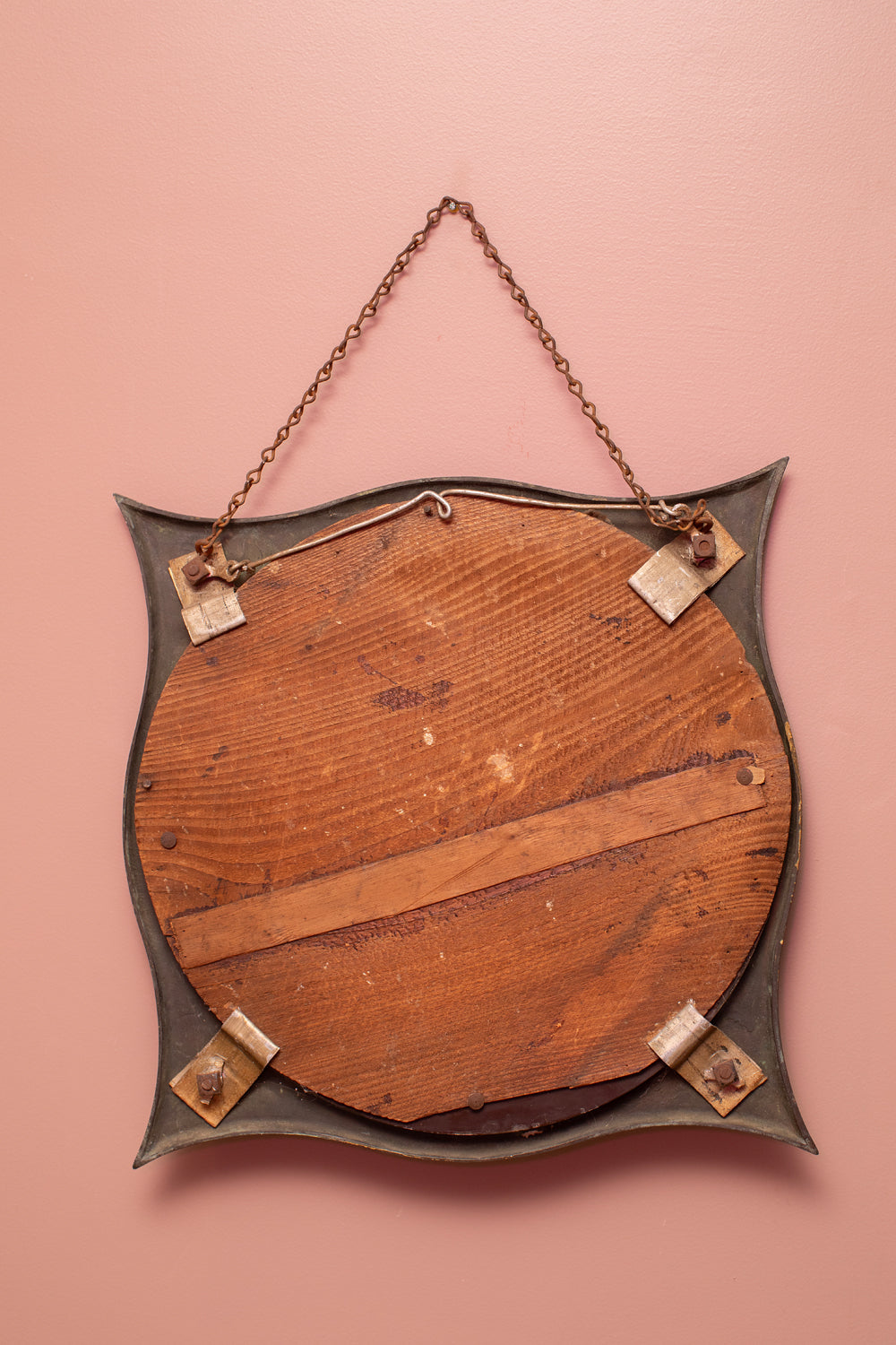 Circular Burst Hanging Mirror