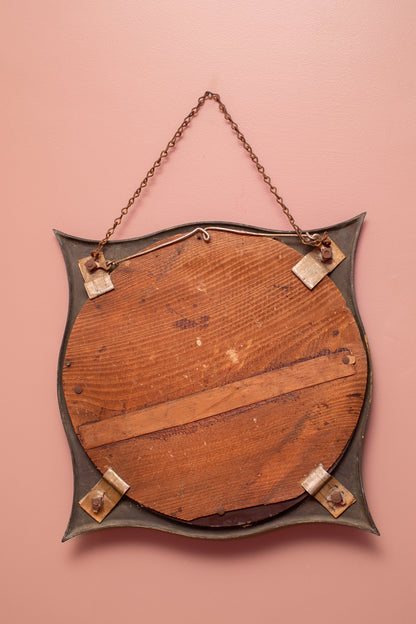 Circular Burst Hanging Mirror