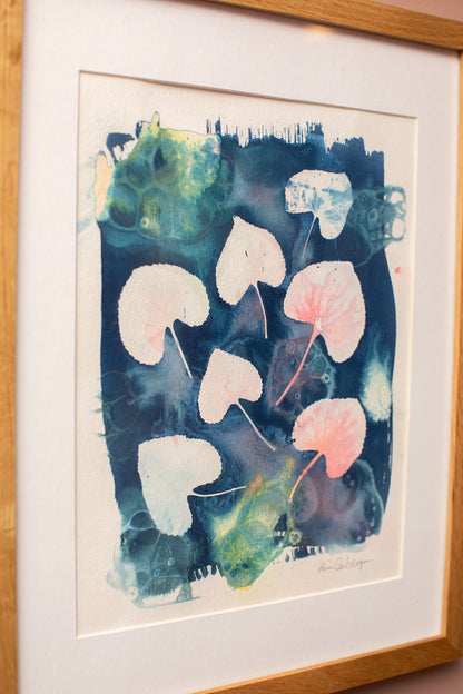 In My Garden Cyanotypes by Alissa Drolshagen