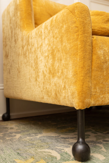Golden Yellow Abel Club Chairs by BDDW