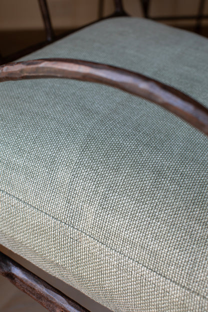 Wrought Iron Armchair in the Manner of Giacometti