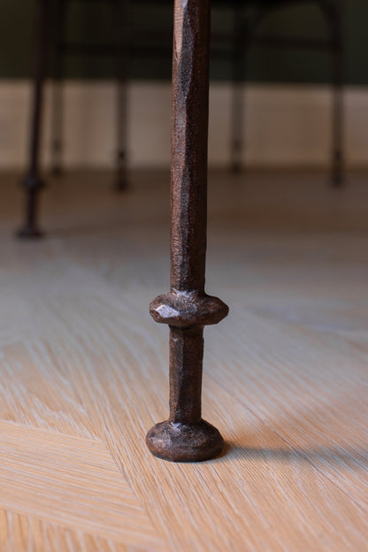 Wrought Iron Armchair in the Manner of Giacometti
