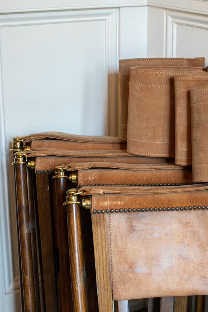 French Rosewood Directors Chairs