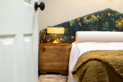 Set of Wooden Wave Bedside Tables by Jindřich Halabala