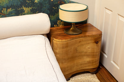 Set of Wooden Wave Bedside Tables by Jindřich Halabala