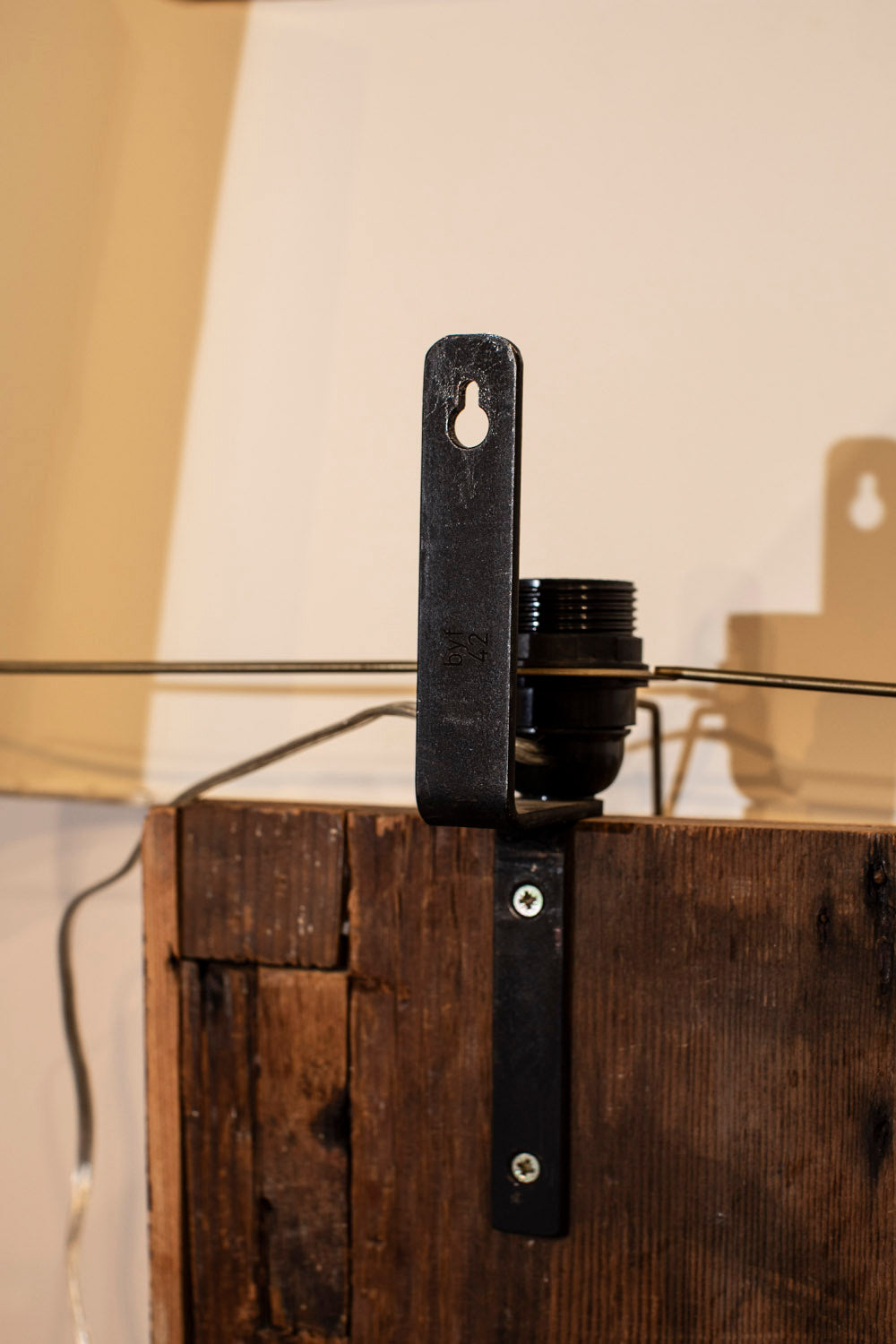 Gilded Gold and White Wood Wall Sconces