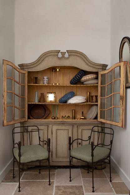 Wrought Iron Armchair in the Manner of Giacometti