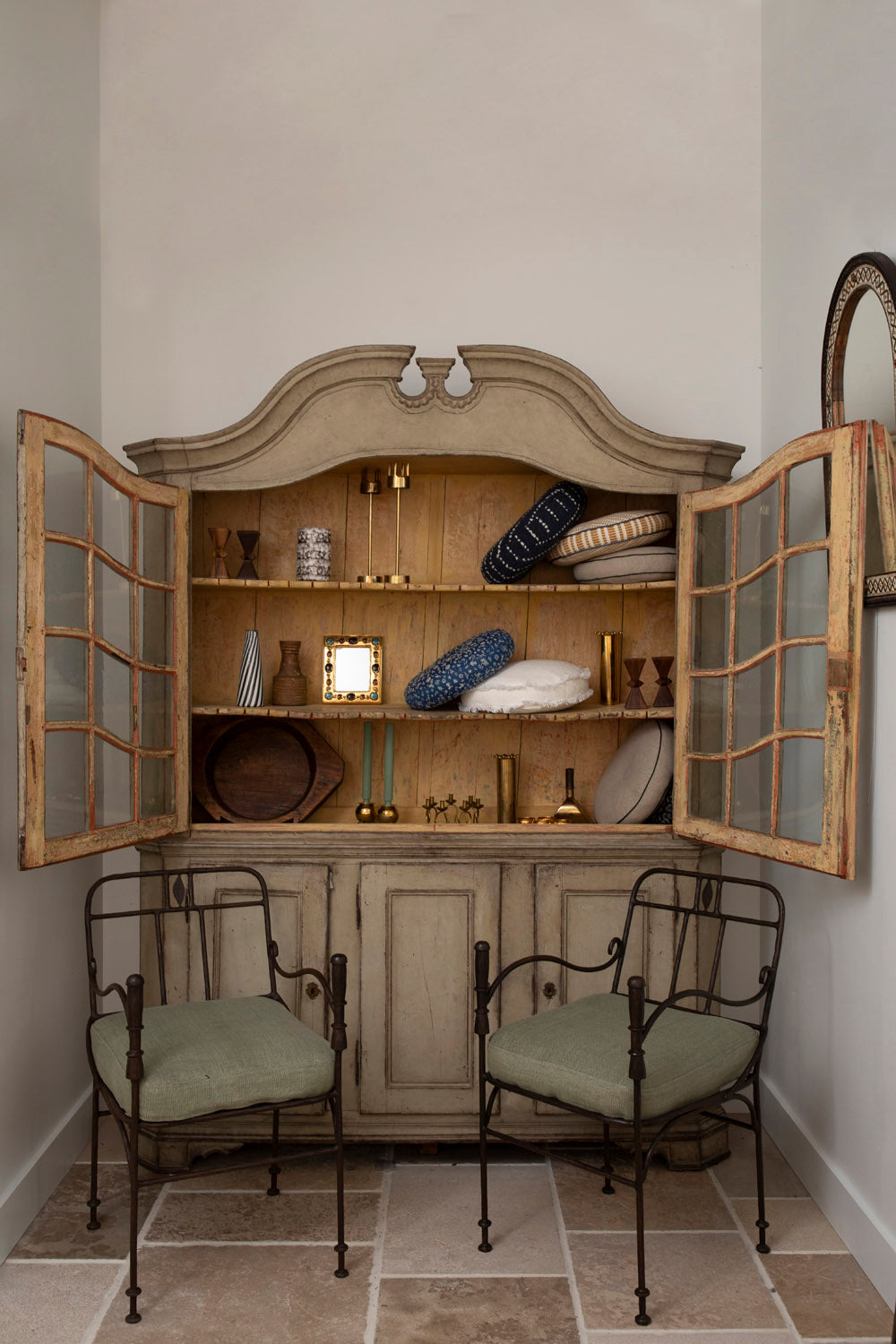 Gustavian Display Cabinet