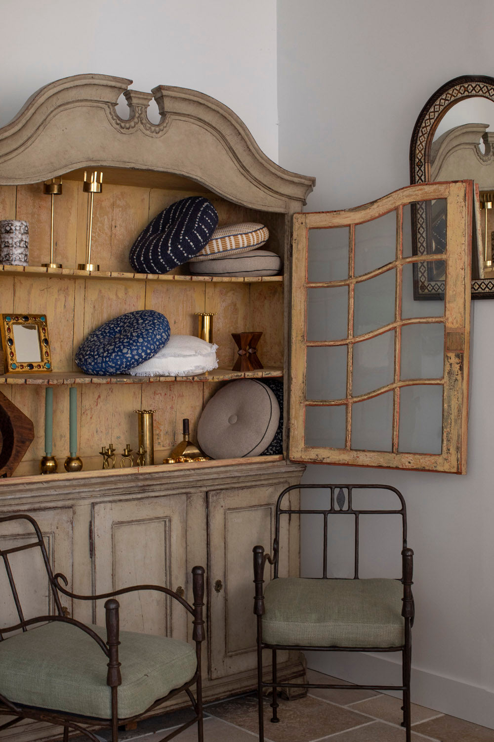 Gustavian Display Cabinet