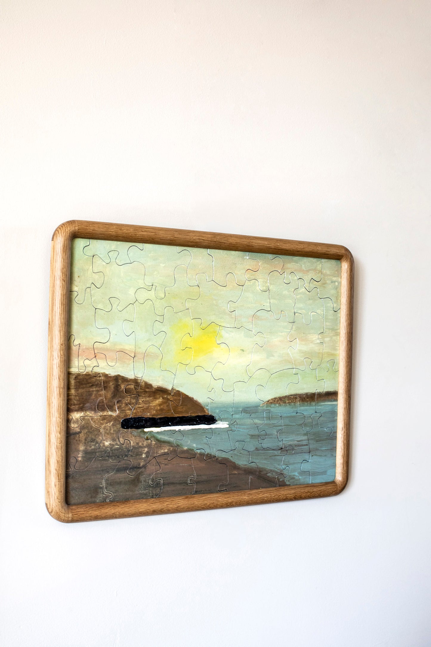 M. Crow "Hazy Day with Pigment" Jigsaw Puzzle Artwork