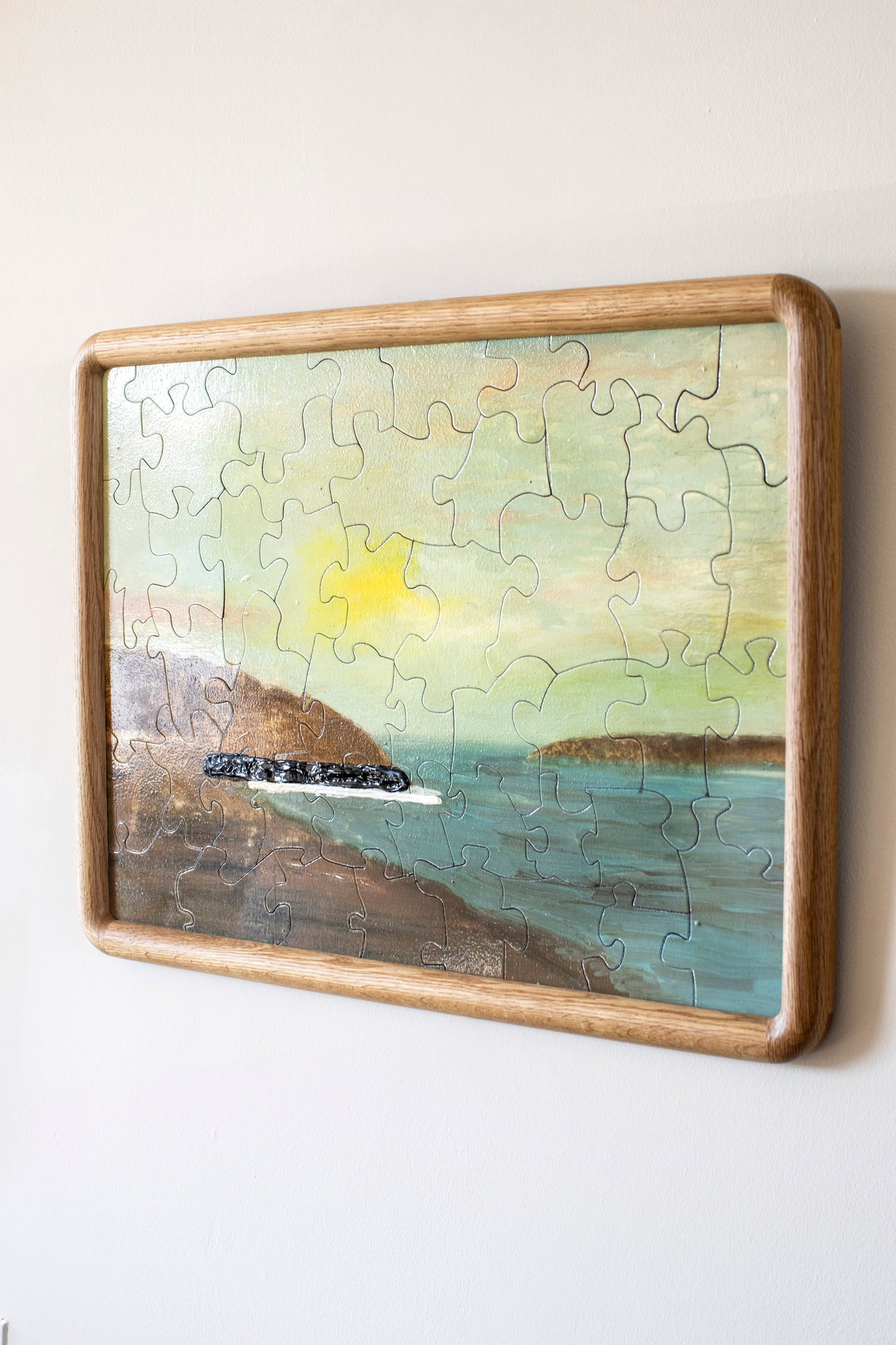 M. Crow "Hazy Day with Pigment" Jigsaw Puzzle Artwork
