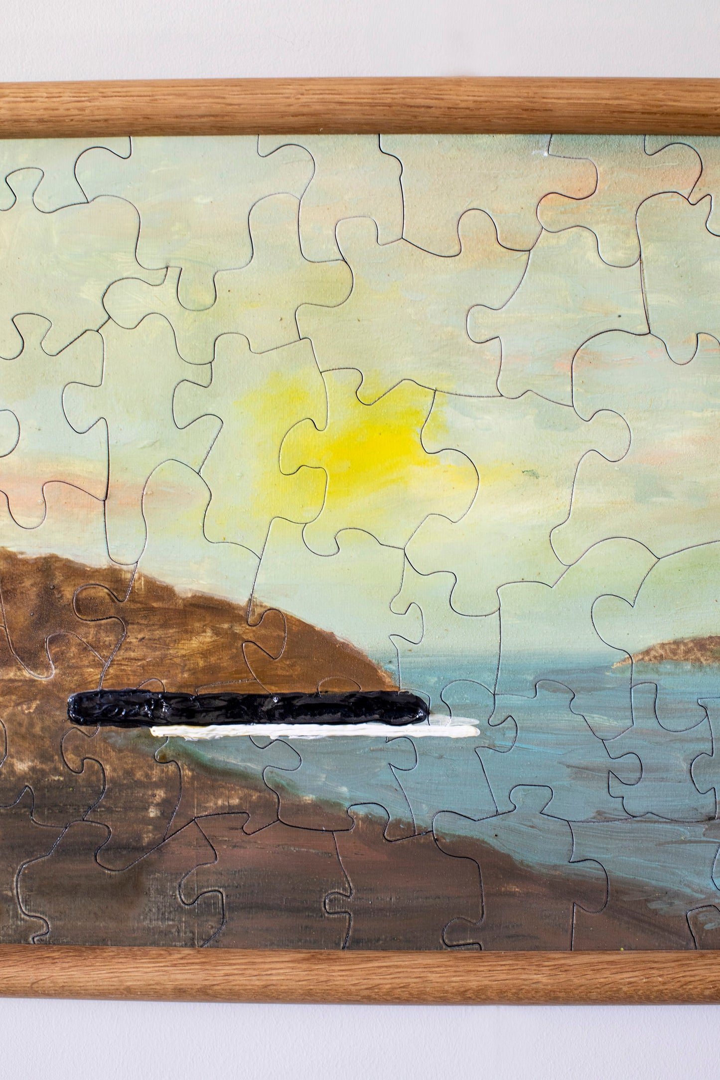 M. Crow "Hazy Day with Pigment" Jigsaw Puzzle Artwork
