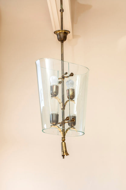 1940s Italian Ceiling Lamp in the manner of Pietro Chiesa