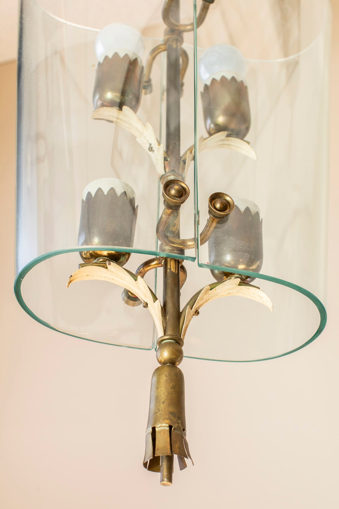 1940s Italian Ceiling Lamp in the manner of Pietro Chiesa