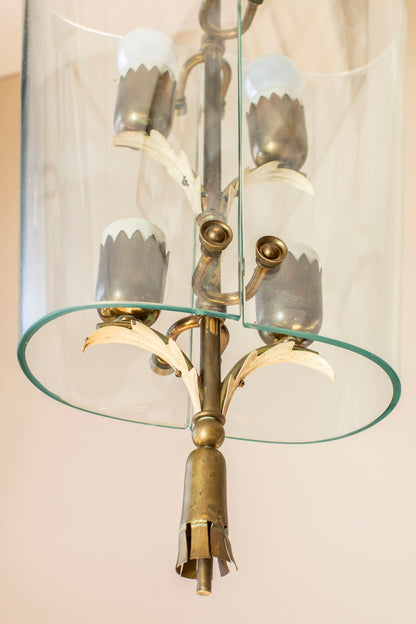 1940s Italian Ceiling Lamp in the manner of Pietro Chiesa