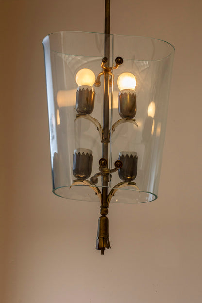 1940s Italian Ceiling Lamp in the manner of Pietro Chiesa