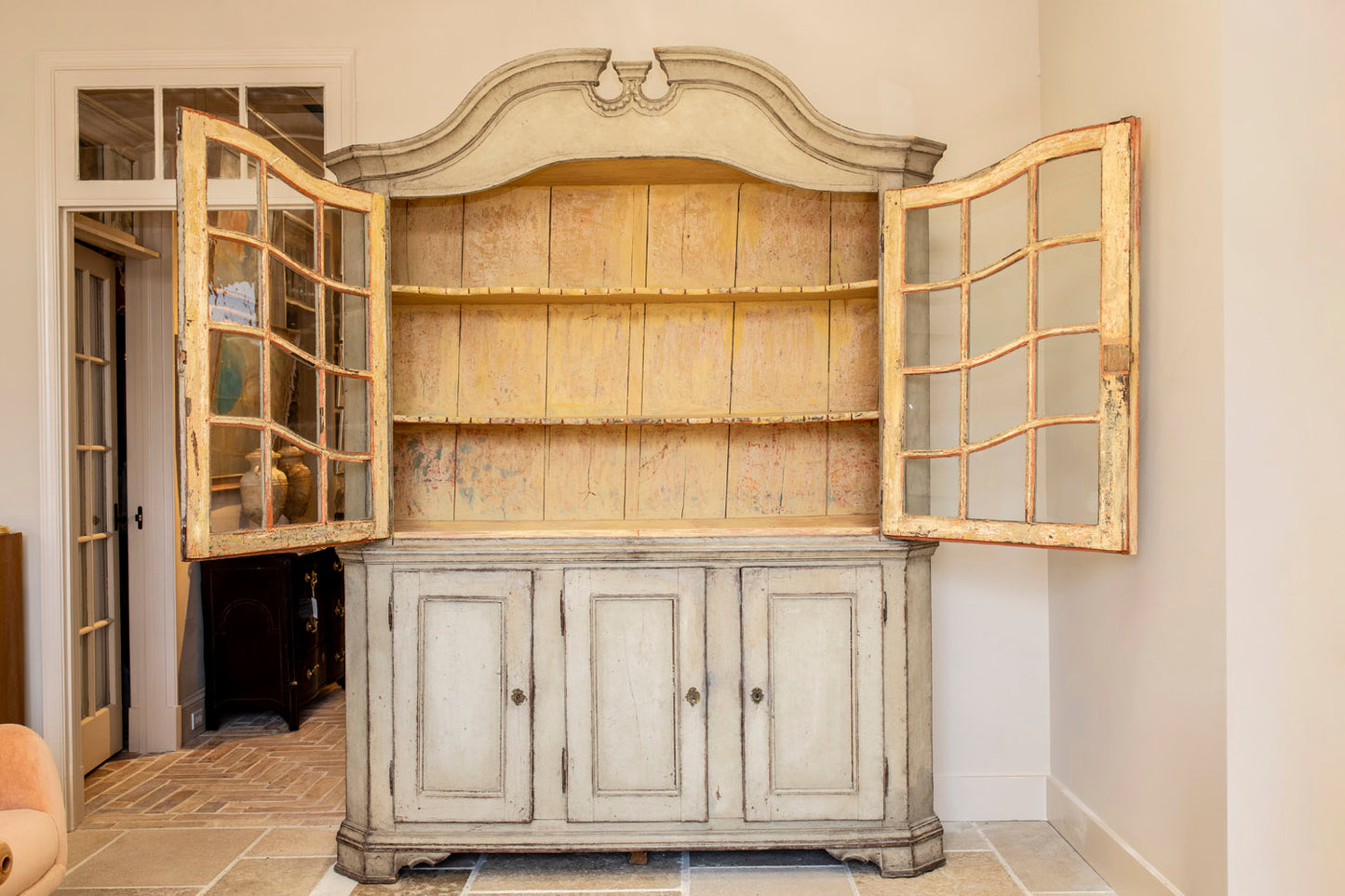 Gustavian Display Cabinet