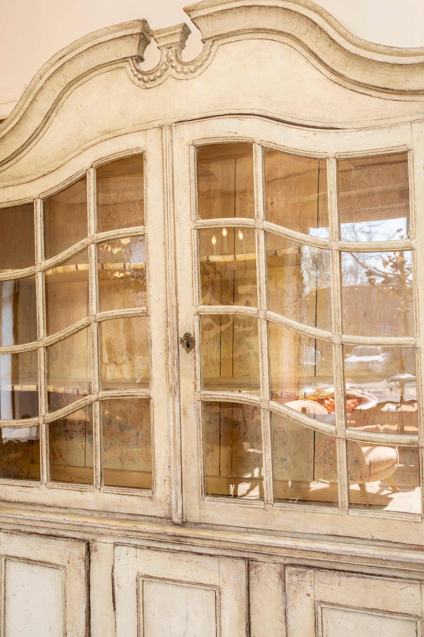 Gustavian Display Cabinet