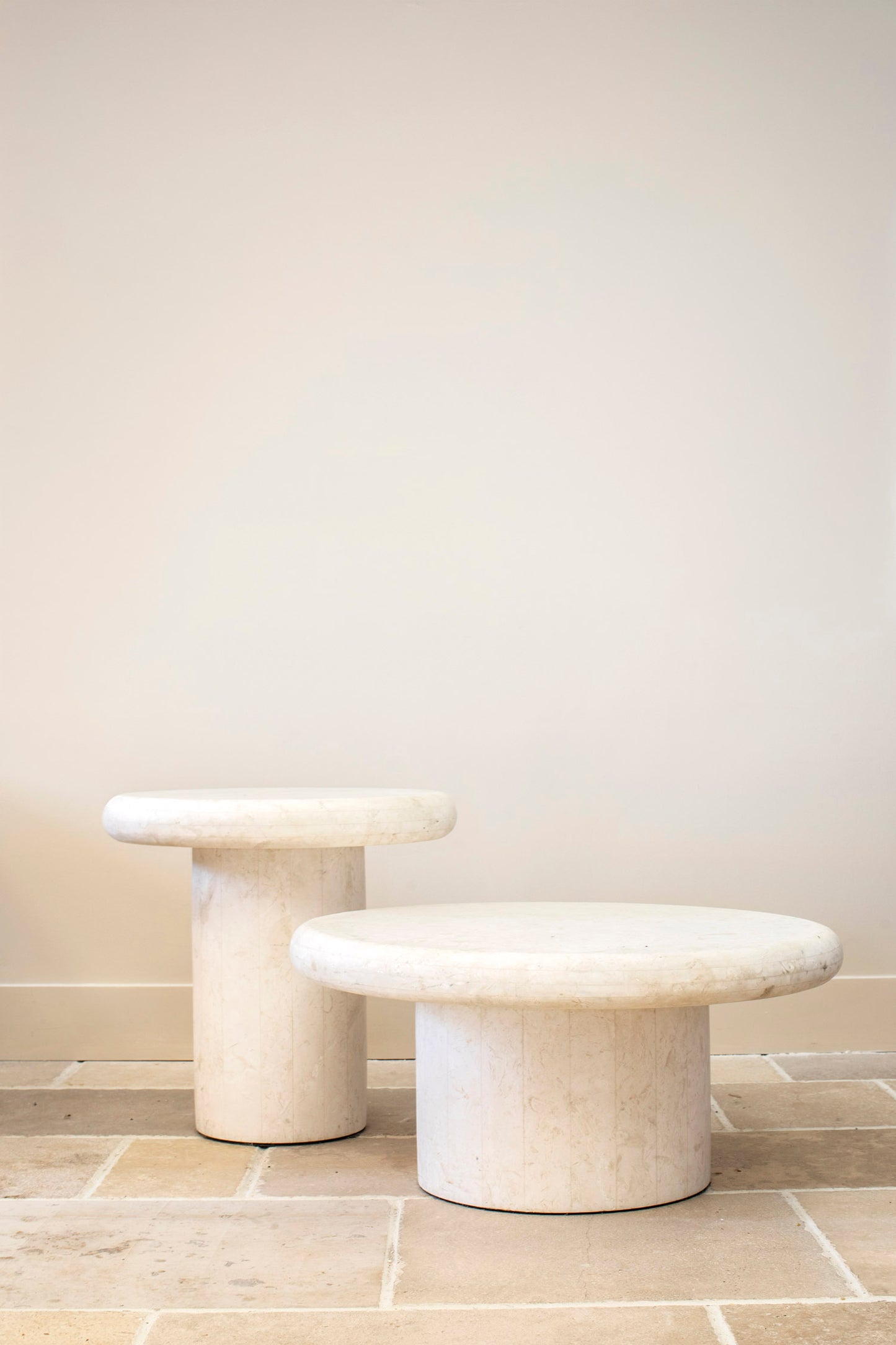 Italian Marble Side Tables