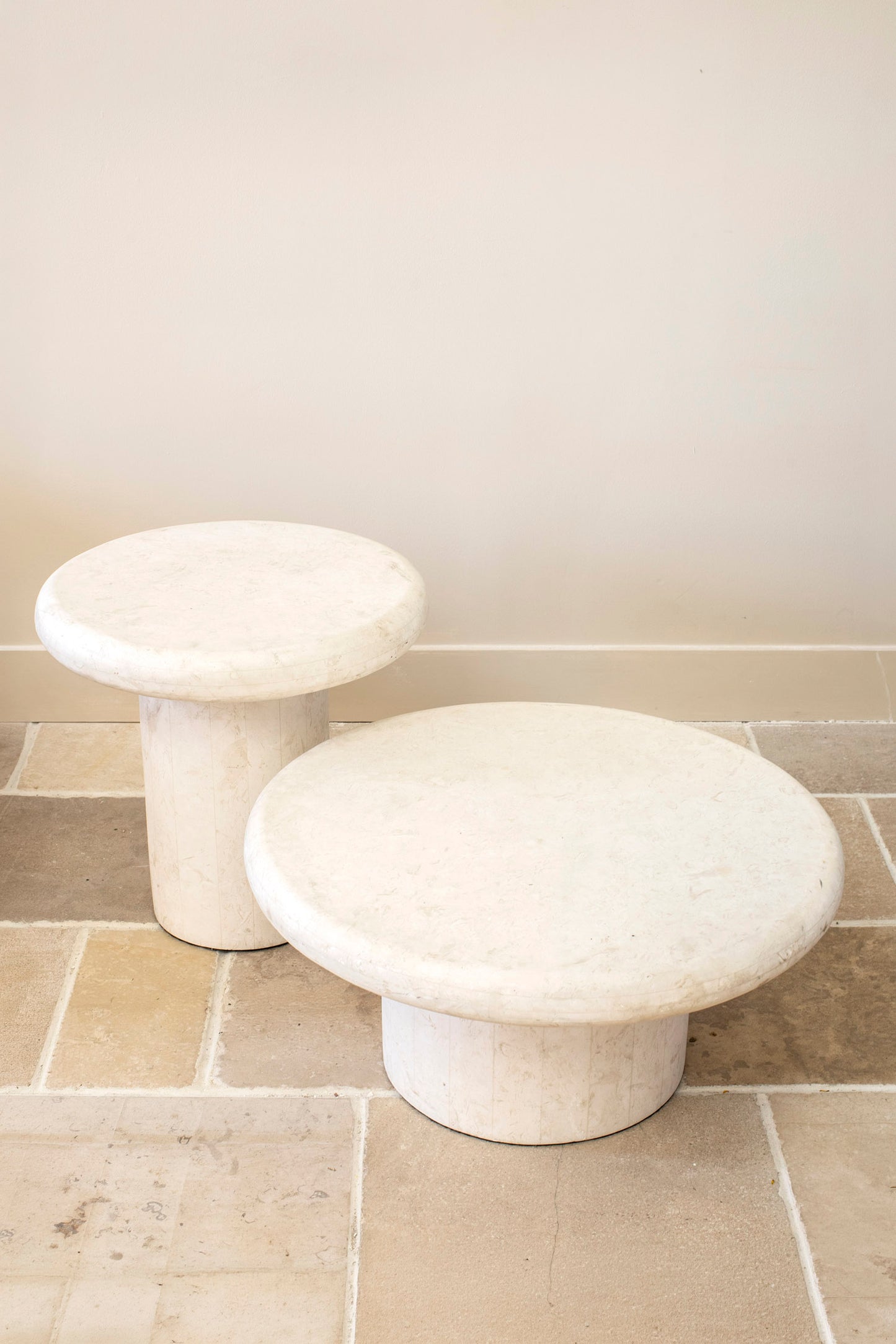 Italian Marble Side Tables