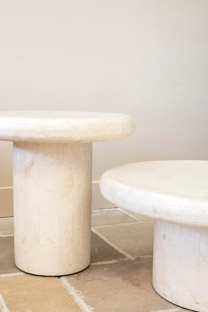Italian Marble Side Tables