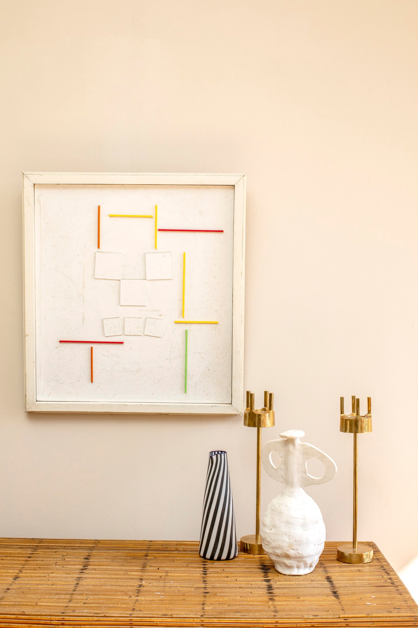 Funky Mondrian Inspired Wall Art
