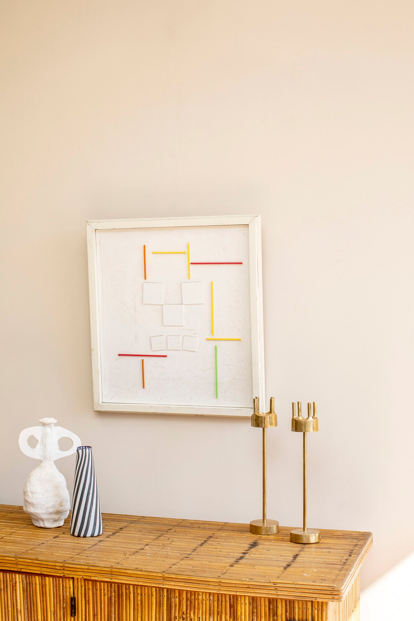 Funky Mondrian Inspired Wall Art